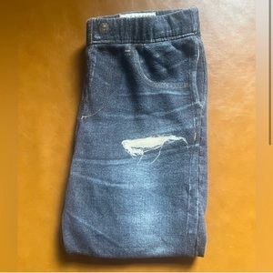 Trending denim joggers